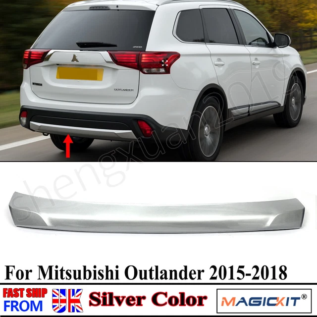 For 2019-2020 Mitsubishi Outlander Rear Bumper Lower Valance Cover – Silver Painted ABS