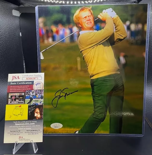 Jack Nicklaus Jsa Authentic Autographed 8 X 10 Photo