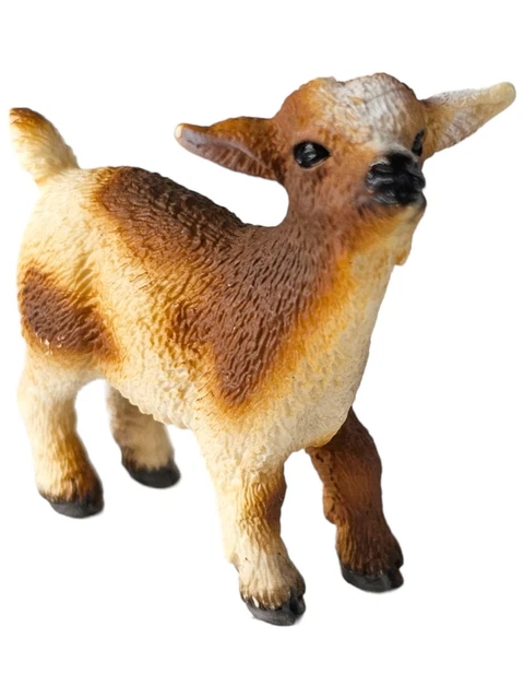Schleich Dwarf Pygmy Goat Kid 13716 - Retired 2011 Farm Animal Collectible