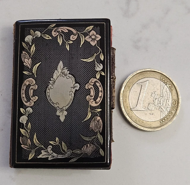 Ancien jeux de carte 19 ème, petit format 6.2X4.4 cm. Avec étui d
