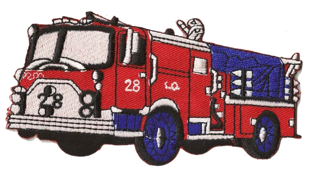 Patch écusson patche Fire Flammes feu badge transfert thermocollant à repasser