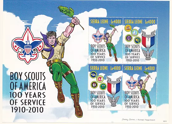 Sierra Leone World Scout Jamboree  100 Years of Scouting  Lot C