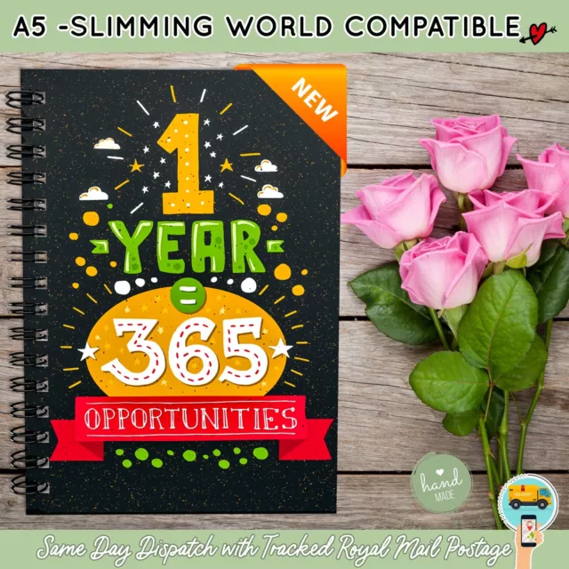 Food Diet Diary Slimming World Compatible Planner NEW Weight Loss Aid Book 💝A5