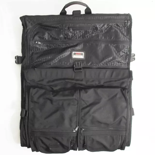 Tumi Garment Bag Ballistic Nylon Alpha Bi Fold Suit-Dress Travel Bag 233D3 Black