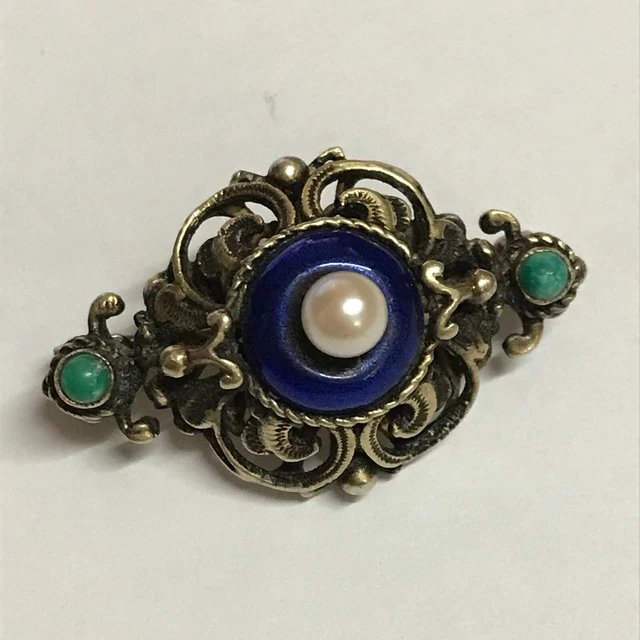 Broche Abeille En Argent 925/1000° Doré (Vermeil) Avec Zirconium - Occasion Très Bon état - France