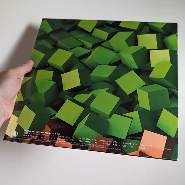 MINECRAFT Volume Alpha (by C418) Video Game Soundtrack LP! *Sealed* GREEN VINYL! 2