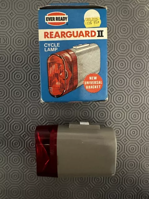 EVER READY REARGUARD II Cycle Lamp  REAR in Mint condition Vintage Collectible