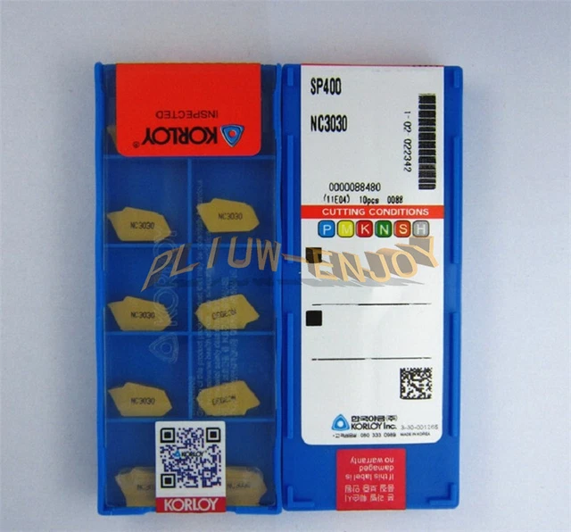 NEW 10pcs/lot Korloy SP400 NC3030 CNC Carbide Insert