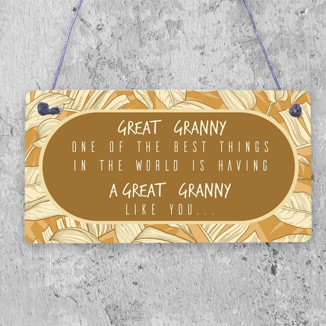 Tolles Oma Plakette Hängeschild Großeltern Geschenke von Enkelkindern Andenken