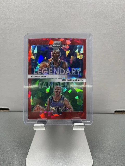 2022-23 Contenders Optic KEVIN GARNETT STEPHON MARBURY Legendary Tandems Red Ice