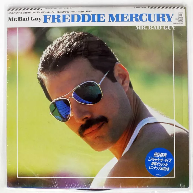 Freddie Mercury Mr. Bad Guy Cbs 28Ap3030 Japan Shrink Cap Obi Vinyl 1Xlp