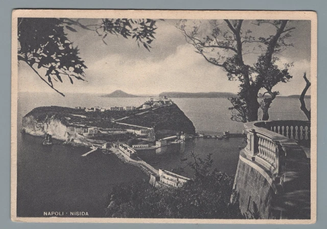 CR1409 - Cartoline Regionali: Napoli - Isola di Nisida - Viagg. 1950