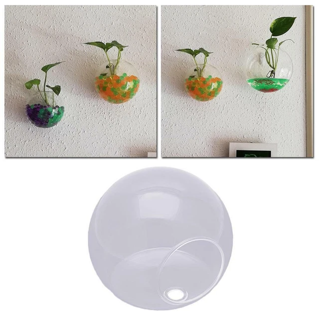 Wall Mounted Fish Tank Bowl Bubble Aquarium Hanging Terrarium Goldfish Bet hot.