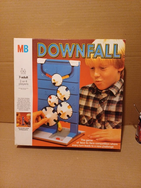 VINTAGE 1977 DOWNFALL Game By MB GAMES Complete & Excellent Condition £ ...