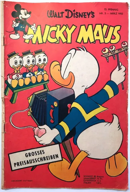 MICKY MAUS | WALT DISNEY | Nr. 3 | 1955