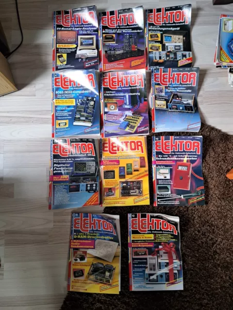 ELEKTOR Zeitschrift aus 1991 Elektronik Magazin  Ausgabe 1 - 12 1991