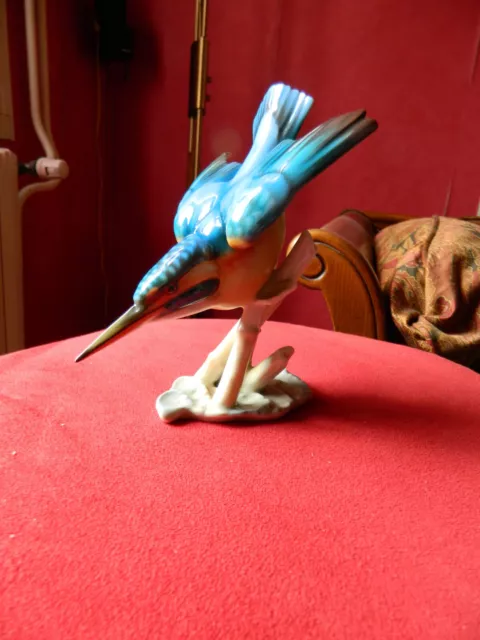 oiseau en porcelaine Allemande HUTSCHENREUTHER ACHTZIGER