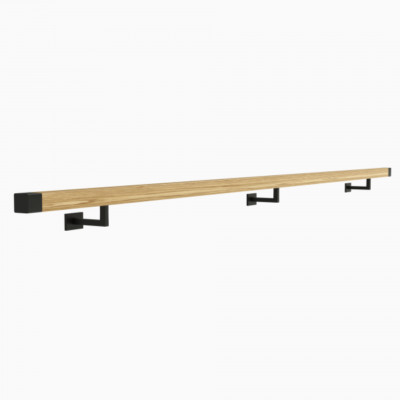 GPD Holzhandlauf Rampe Rond Chêne Ø 42,4mm Bois Véritable 200-300cm Longueur Gpd 342 