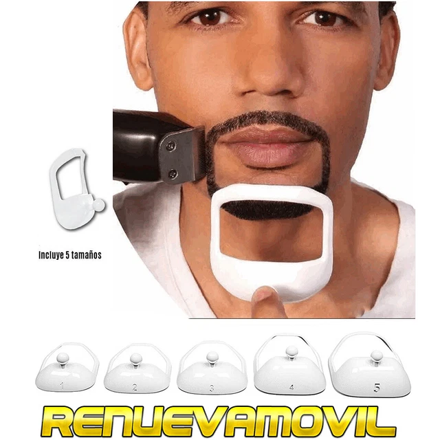 Kit De Plantillas Para Afeitar Moldear Dar forma a La Barba recorte Molde Bigote