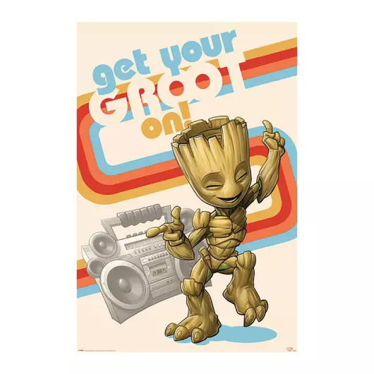 Figurine en carton Groot debout film les gardiens de la galaxie 3