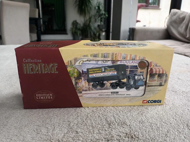 CORGI Heritage 1/50 EX 72914 Simca Cargo Remorque SNCF AU BON MARCHE (18)