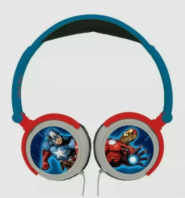 Avengers Kinder Kinder faltbare Stereo-On-Ear-Kopfhörer mit Lautstärkeregler