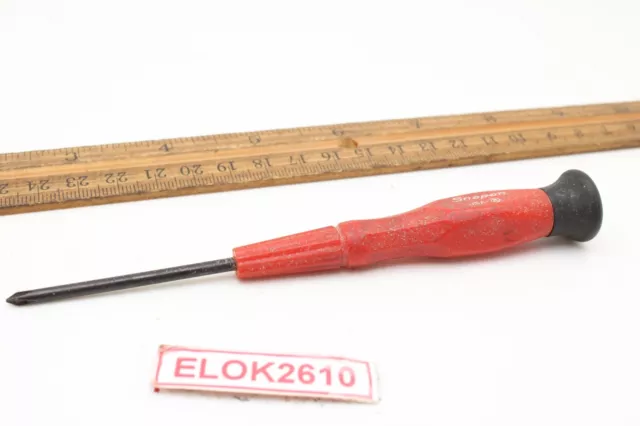 Snap-on SDEP20 #0 Electronic Precision Philips Screwdriver Red Handle USA