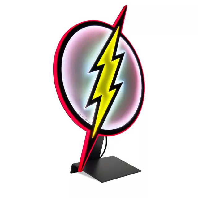 DC Comics The Flash Illuminated Superhero Logo Light | DC Flash Thunderbolt Sign