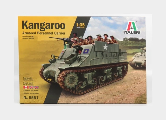 Le kit du char Patton M47 par Italeri au 1/35e partiellement monté