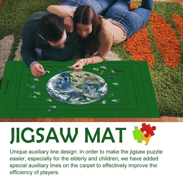 Tapis De Puzzle Rouleau 3000 Pièces - 90 X 150 Cm - Enroulé En Secondes - Accessoire Pour Puzzles - Puzzlup Tapis De Rangement Pour Puzzles - Emballage Ecologique | Votre Wishlist Sur