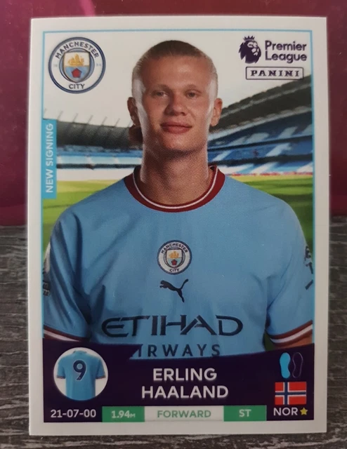 Broche émaillée Manchester City - Badge Erling Haaland - Pin's Football - Neuf
