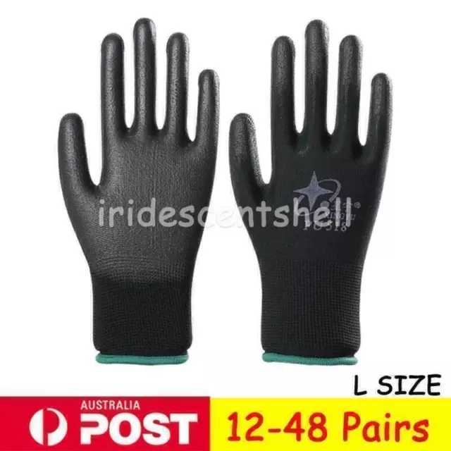 PU Coated Work Safety Gloves General Purpose Mechanic Hand Protection 12-48 PAIR