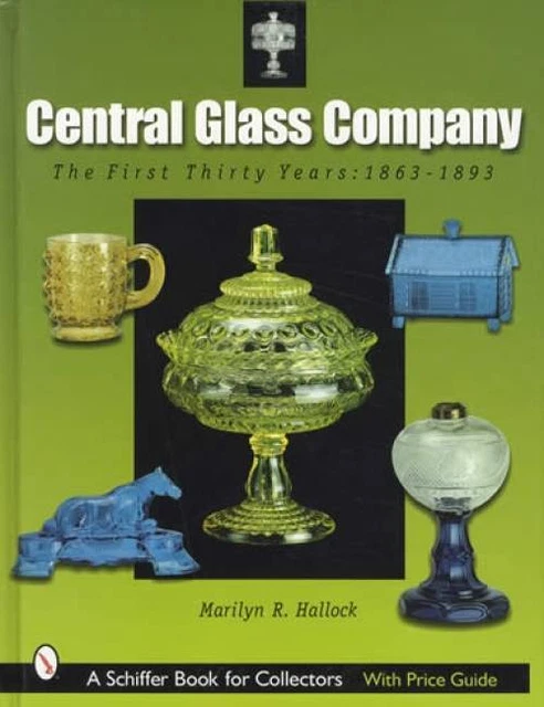 Antique Central Glass Co 1863-1893 Collector Ref w/ Flint, EAPG Patterns, Lamps