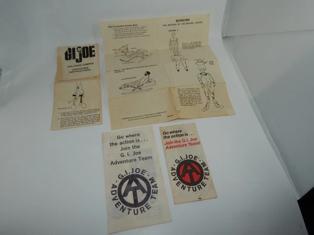 Gi Joe   Adventure Team Paperwork   Mixed W/ Boiling Lagoon