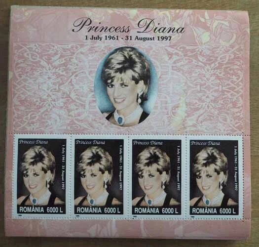 1999 Rumänien; 400 Werte Diana (100 Blocks), **/MNH, MiNr 5449, ME 750,-