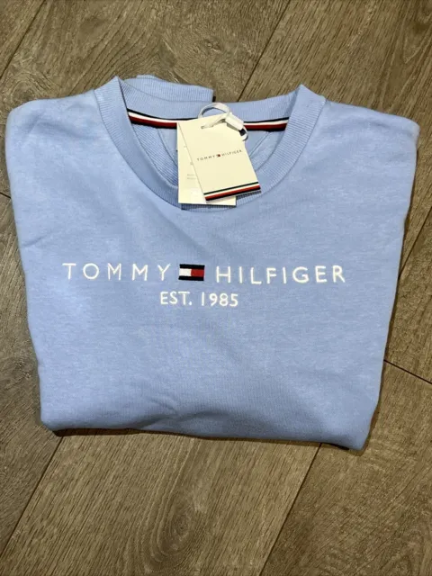 Tommy Hilfiger Essential Sweatshirt Pearly Blue Age 16Y (176)