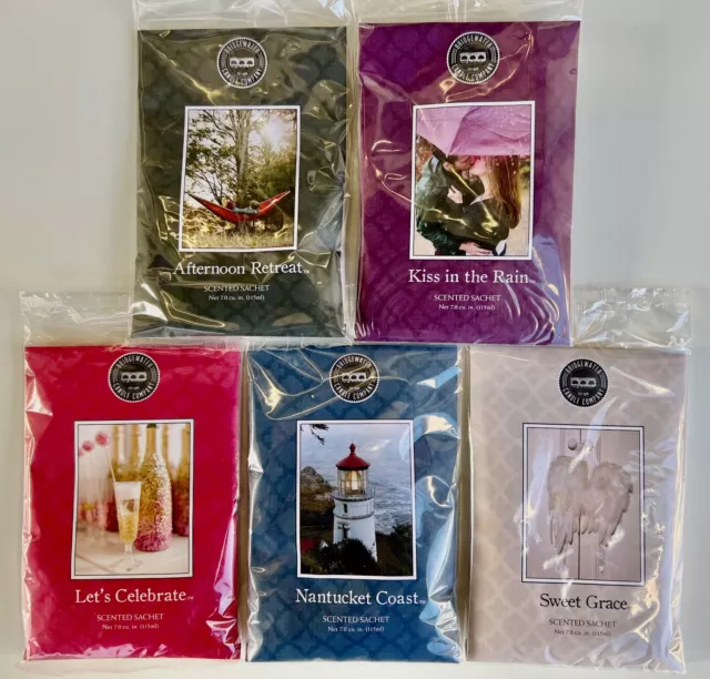 Bridgewater Candle Company Scented Sachets Set A - Pack of 5 Assorted