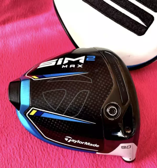 TaylorMade SIM2 Max 9.0 Degree Driver Head Only Right-handed Good Condition