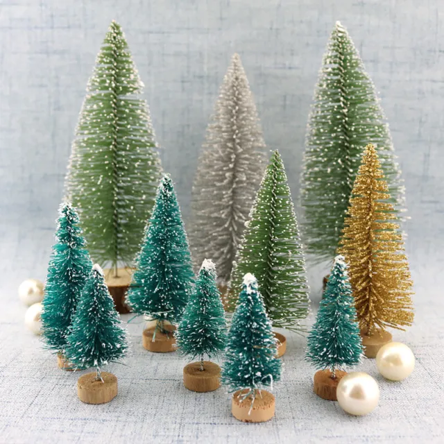 5 pz mini albero di Natale pino scrivania decorazione natalizia ornamento di Natale