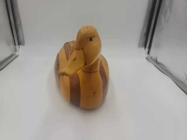 Vintage Duck  Decoy Wooden Hand Carved 2