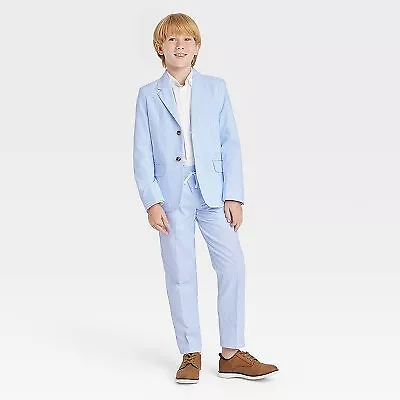 Boys' Seersucker Striped Suit Jacket - Cat & Jack 2