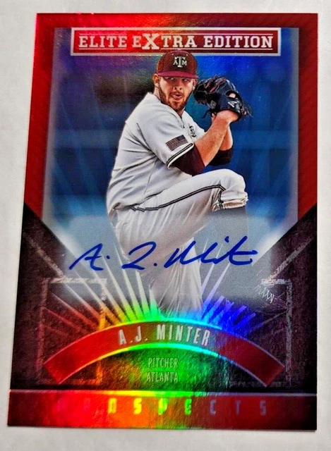 2016 Panini Elite Extra Edition AJ Minter Auto