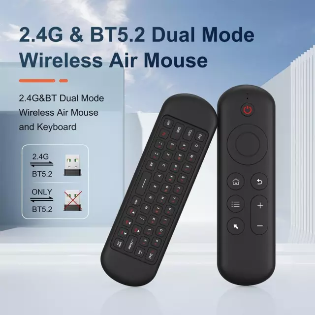 Wireless KeyboardMouse with Backlight and Voice Remote Bluetooth 50 and 24G L5