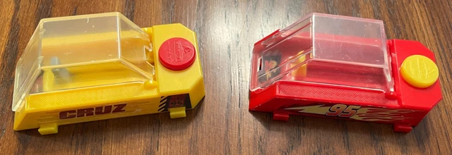 DISNEY PIXAR CARS Movie Mini Racers Launchers-Set Of 2-Lightning & Cruz ...