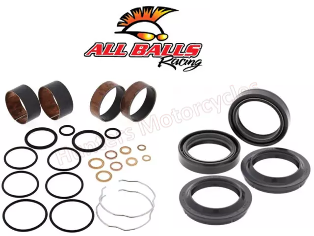 Front Fork Seals Dust Seals and Fork Bushes Full Kit for Suzuki SV650 SV650S