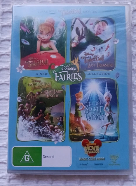 TINKER BELL QUADRILOGY 4 Tinkerbell Movie Disney Genuine