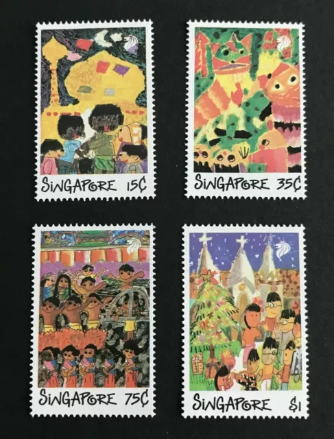 Singapore 1989 Festivals Of Singapore Complete Set Nhm Sg 606-610