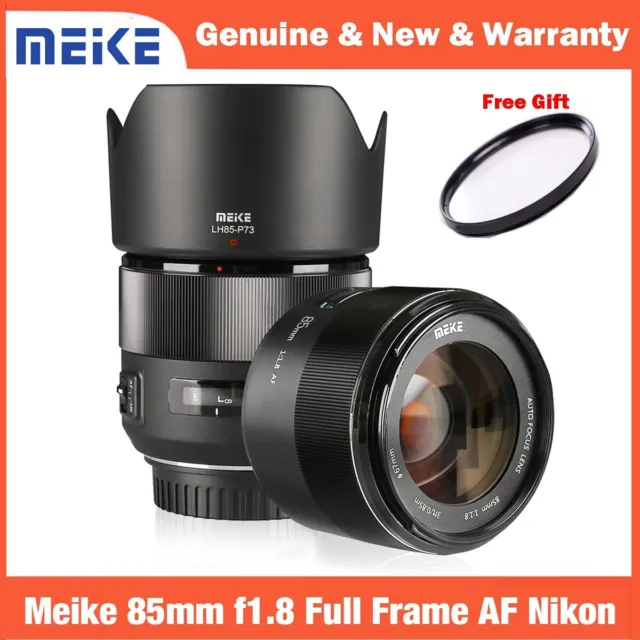 Meike 85mm f1.8 Wide Aperture Full Frame Auto Focus Lens for Nikon F Mount