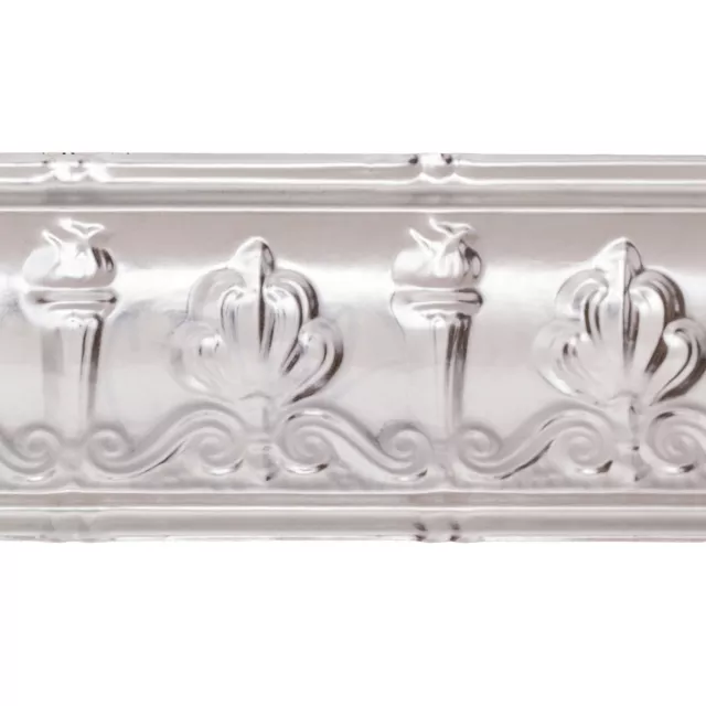 Great Lakes Tin - Superior 48" Unfinished Tin Crown Molding (Carton of 5)