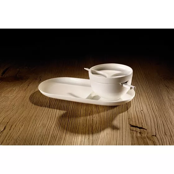 VILLEROY & BOCH - SOUP PASSION - Set 2 Pièces Plateau CM 33x16- Revendeur 3